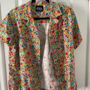 Big Bud Press Pantry Button-up Rainbow Blossom - S